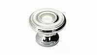 (12 Pack) 1-1/4" Avante Solid Brass Knob Chrome Plated