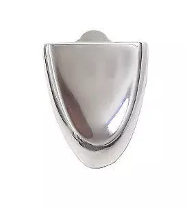 (12 Pack) 1-1/4" Fingertip Knob Polished Chrome