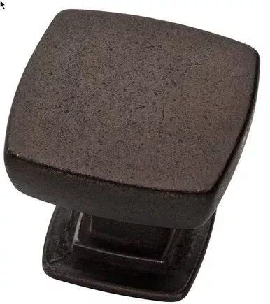 (12 Pack) 1-1/8" Builder Fashion Webber Knob Warm Chestnut