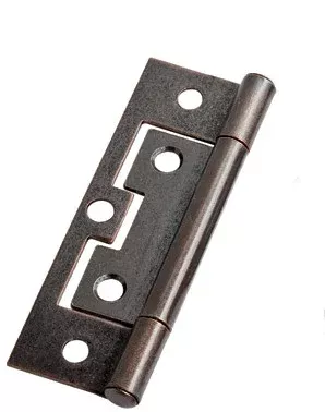(12 Pack) Non-Mortise Hinge - 5 Hole - Antique Copper - 2-1/2"