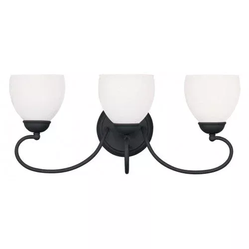 3 Light Black Bath Light