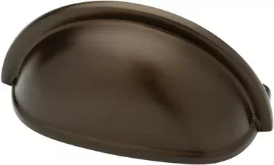 (5 Pack) 3 inch Plain Cup Pull Rubbed Bronze