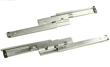 (5 Pack) Side Mount Drawer Slide - 12 inch - Zinc Plated - Full Extension with Bracket 150 lb L-D76012-ZP-A