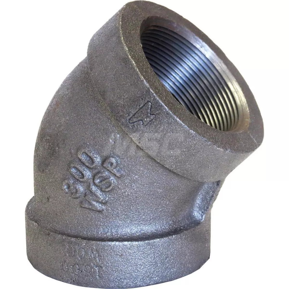 Black 45 deg Elbow: 2-1/2", 300 psi, Thread x Thread