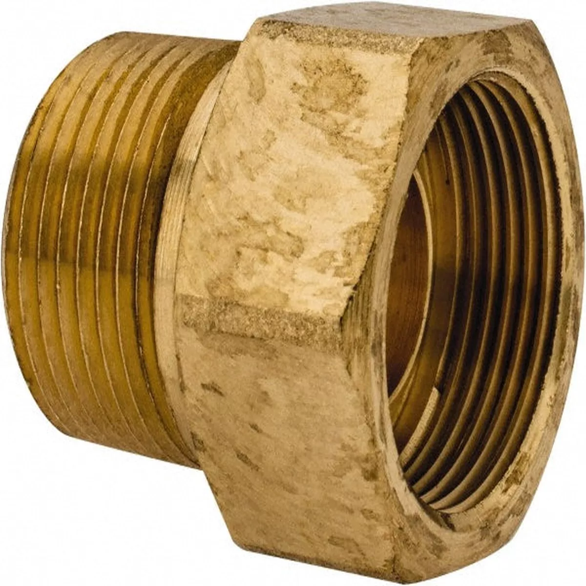 Brass Flared Tube Inverted Male: 3/4" OD, 3/4-14 Thread
