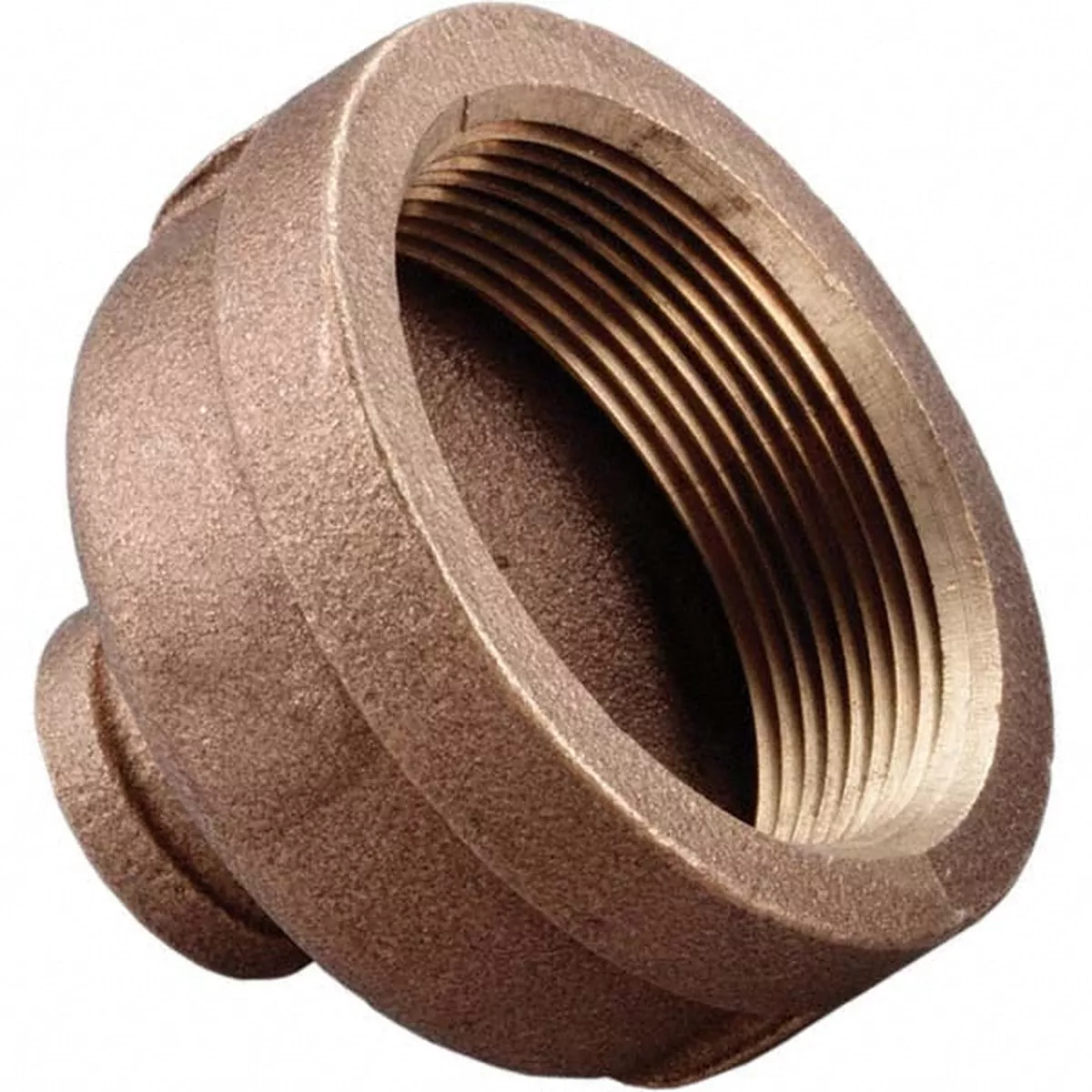 Brass Pipe Reducing Coupling: 1-1/2 x 1/2" Fitting, Threaded, FNPT x FNPT, Class 125, Lead Free