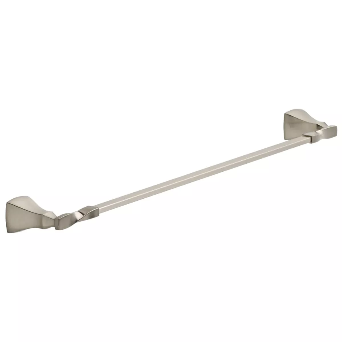 Delta Sawyer 18-in Satin Nickel Wall Mount Single Towel Bar