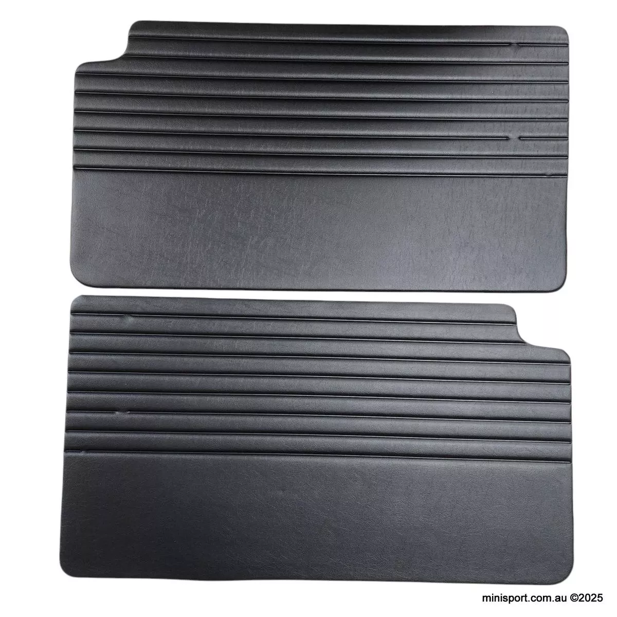 DOOR CARDS PAIR- AUSTRALIAN WINDUP WINDOW (1965-1970) BLACK- DP3050A