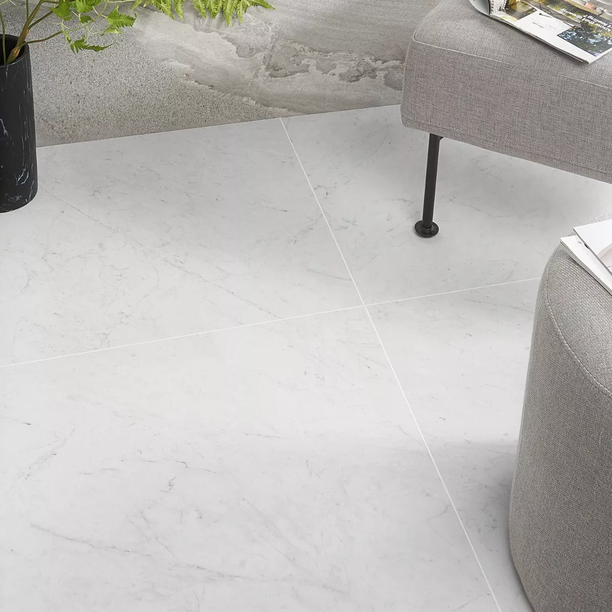 DreamStone Carrara Giola 24x24 Matte Porcelain Tile