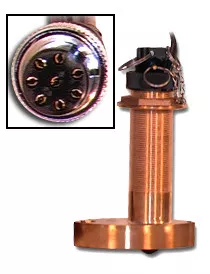 Furuno 525ST-MSC7525ST-MSC7 Bronze Thru-Hull Multisensor with 7 Inch Stem, 600W (8-Pin)