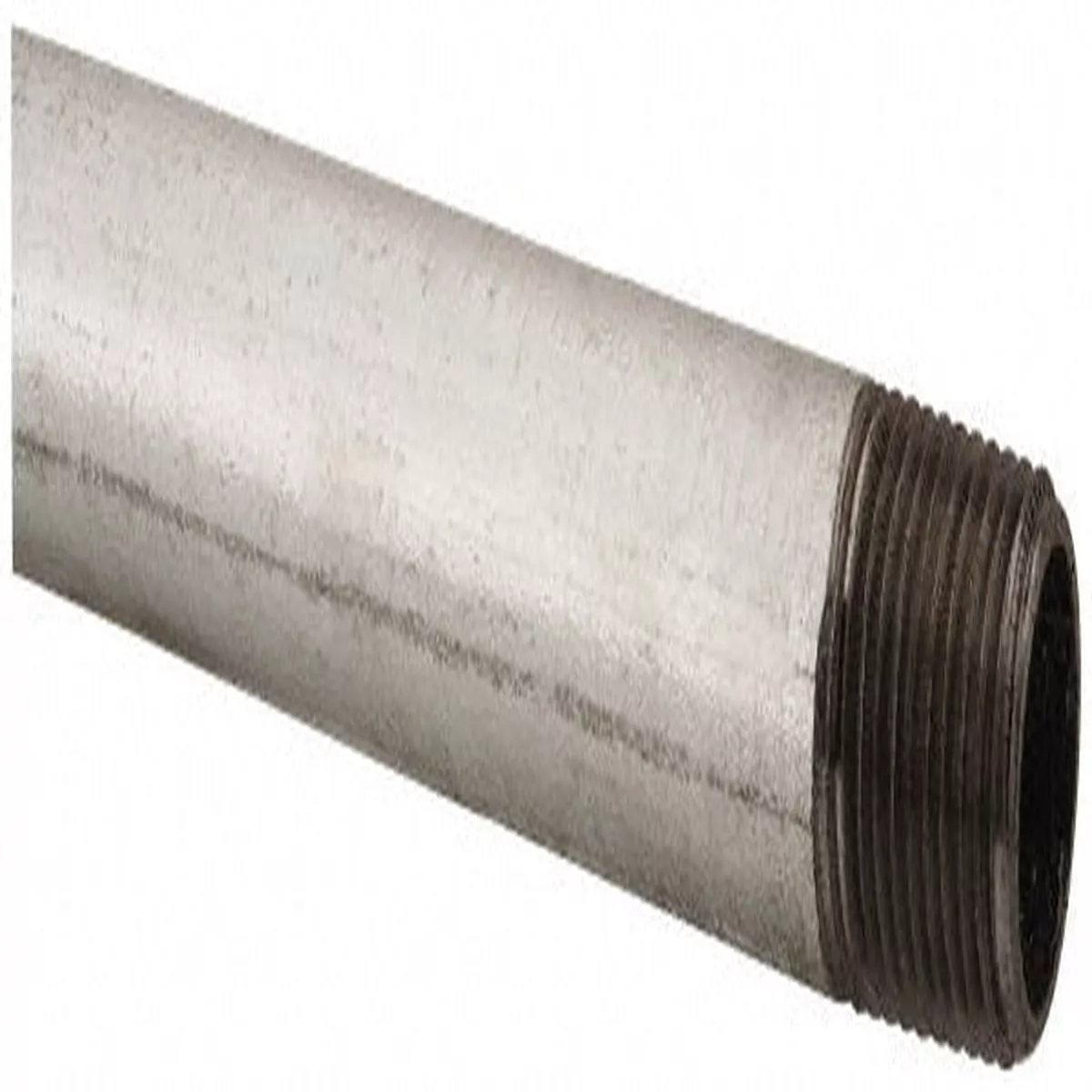 Galvanized Pipe Nipple: 1/2", 48" Long, Schedule 40, Steel