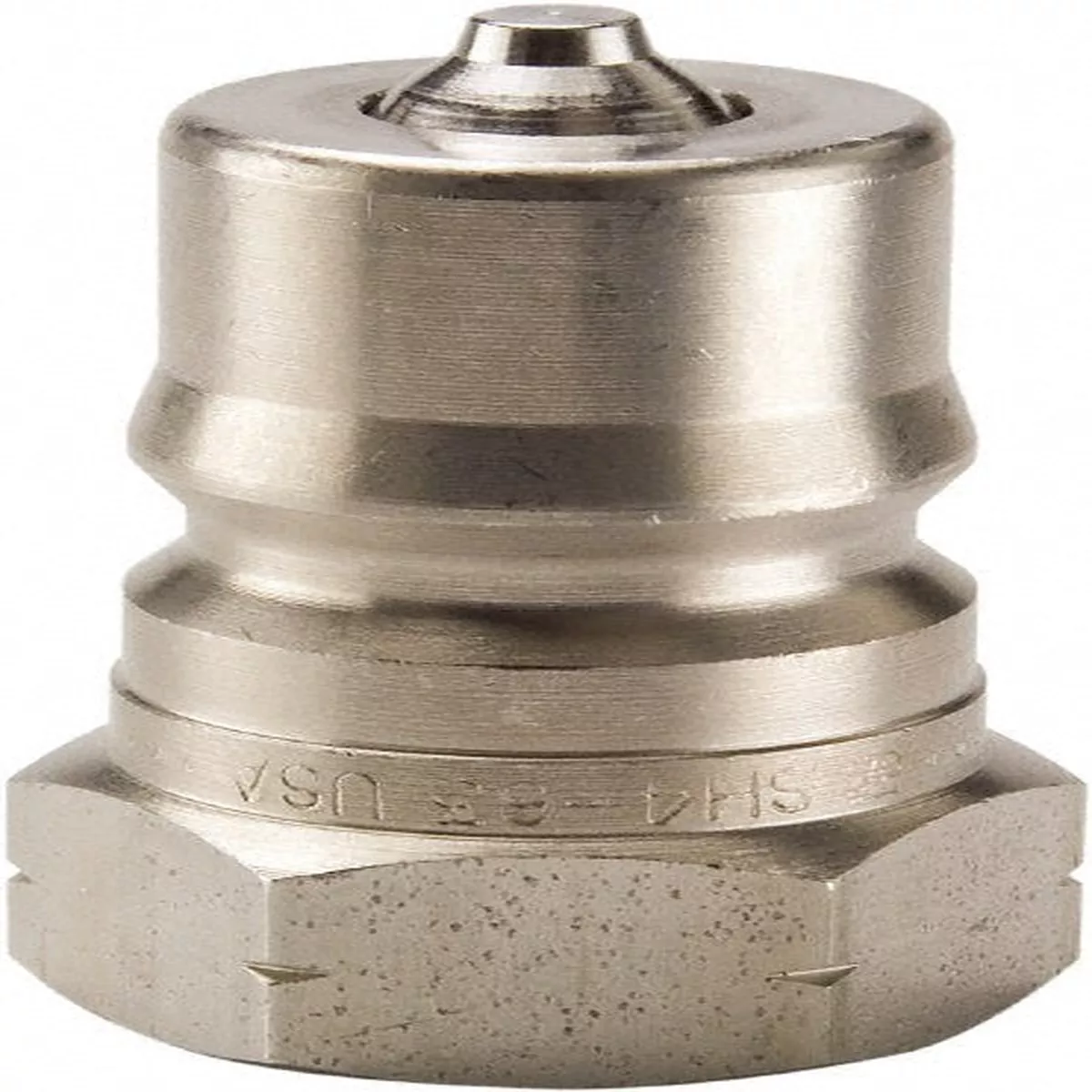 Hydraulic Hose Female Pipe Rigid Nipple Fitting: 1/4", 2,000 psi
