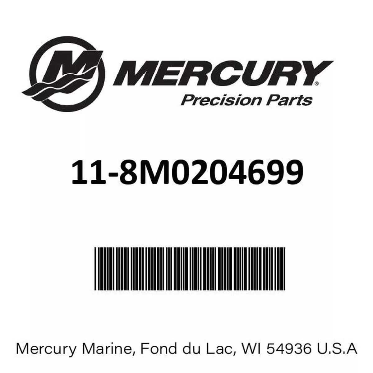 Mercury Gauge Mounting Nut | 52 mm | 11-8M0204699