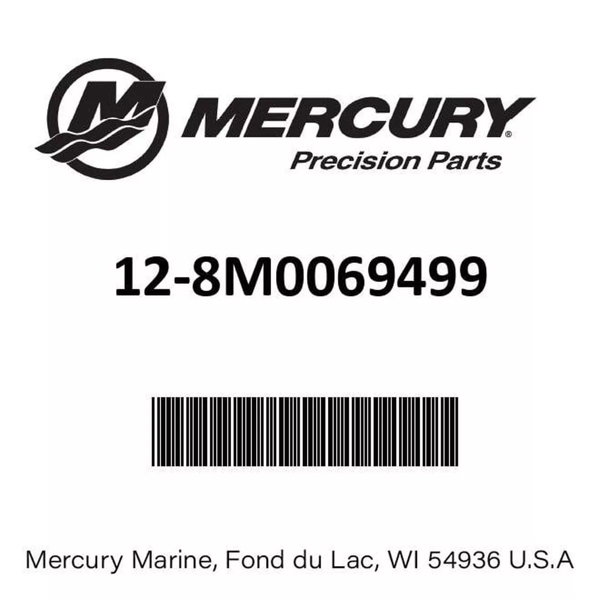 Mercury - Washer-lwr mount - 12-8M0069499