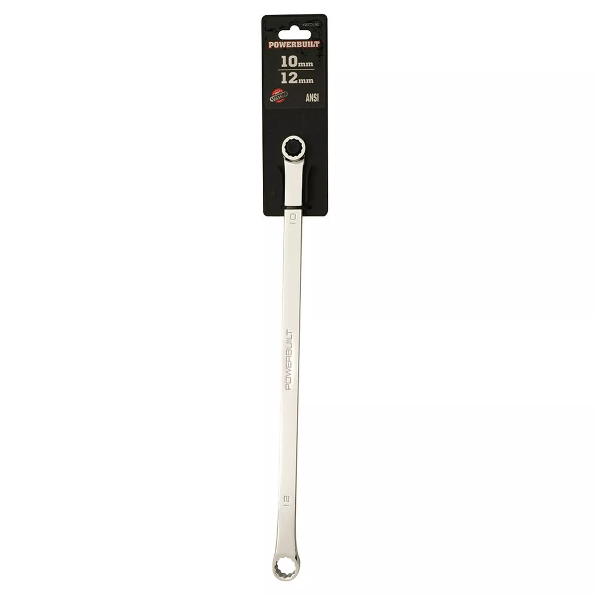Powerbuilt 10mm x 12mm Extra Long Double Ring Spanner