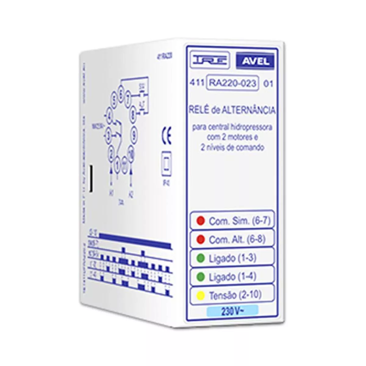 Rel de Alternncia Avel 24V - Centrais Hidrop.2 bombas