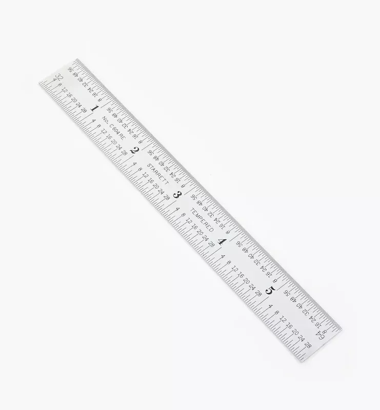 Starrett Spring-Tempered Precision Rules with End Graduations