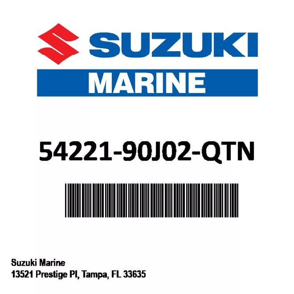 Suzuki - Cover,lower mou - 54221-90J02-QTN