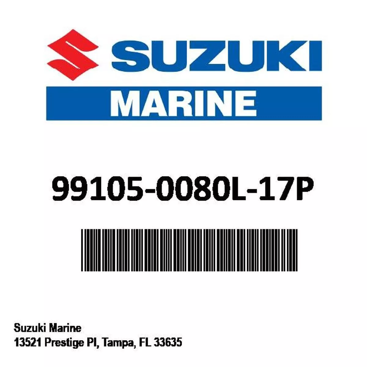 Suzuki - Sspropcrdfv63x1 - 99105-0080L-17P