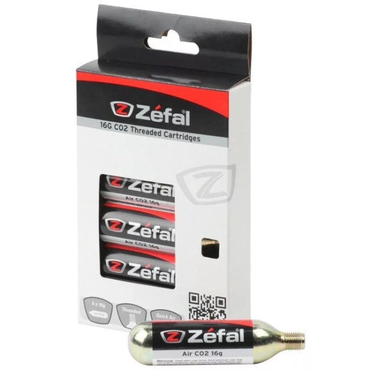 Zefal CO2 Cartridges 16g - 6 pieces
